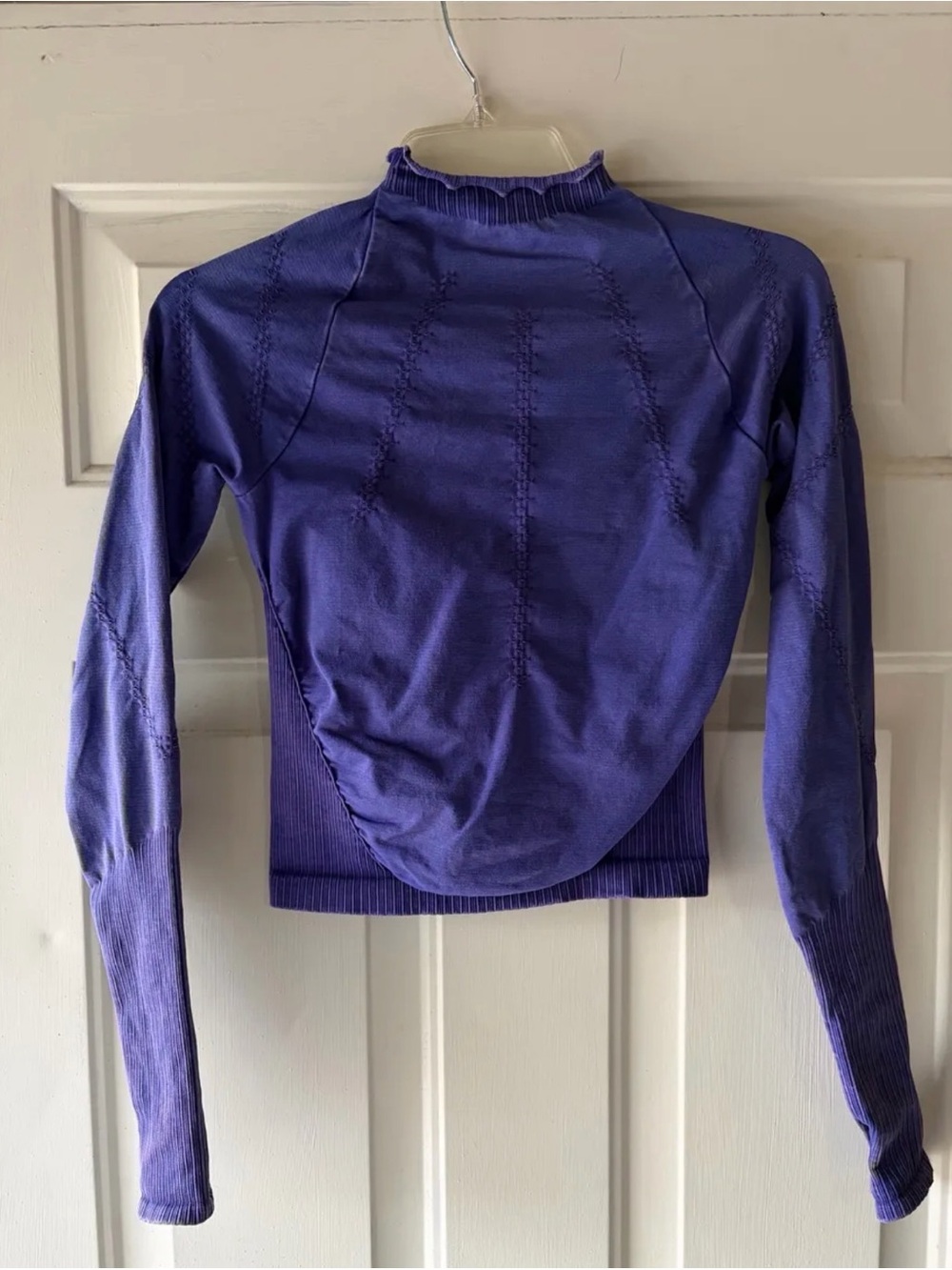 Free People Movement
Spandex Perforated
Purple Skim Top size M